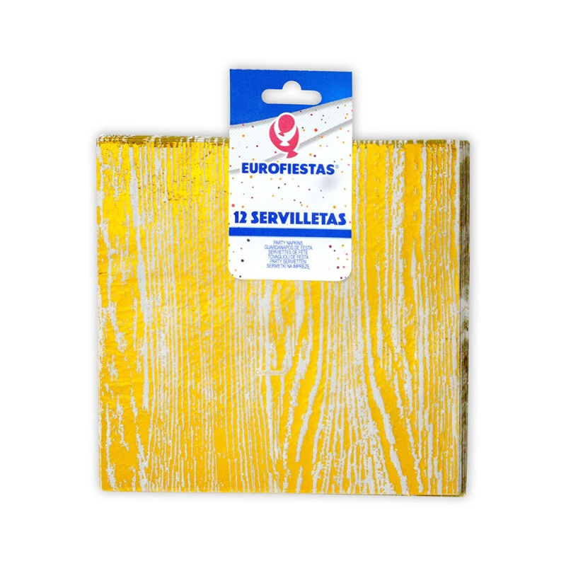 Servilletas colección vetas oro