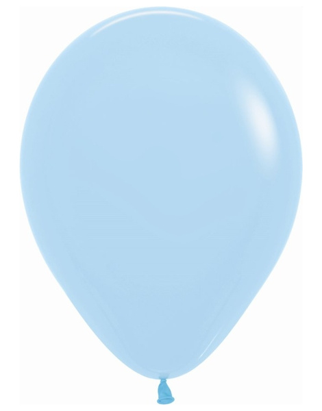 Bolsa 100 Globos R-5 azul pastel 12.5cm