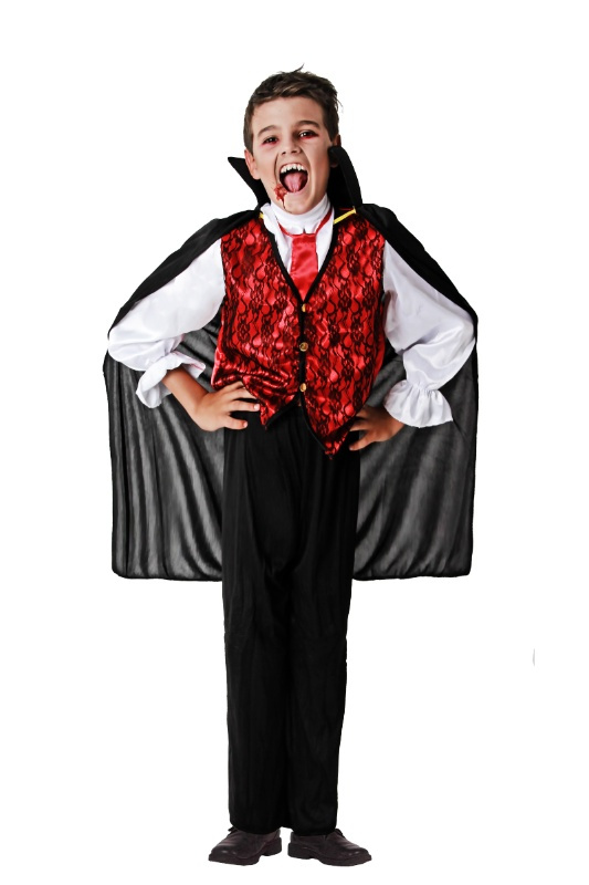 Capa drácula infantil 100 cms.