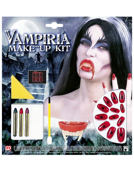 Set maquillaje vampira con accesorios