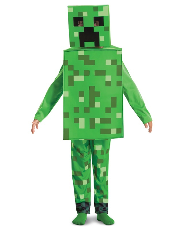 Disfraz Minecraft creeper lujo infantil