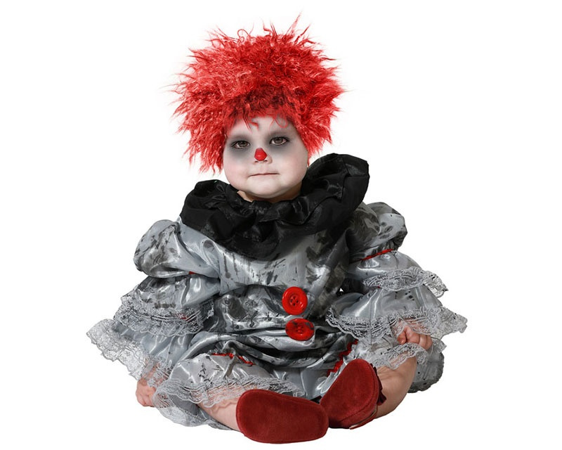 Disfraz Payaso gris halloween para bebés