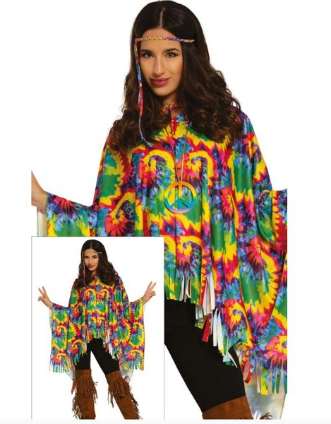 Poncho Hippie para mujer T.L