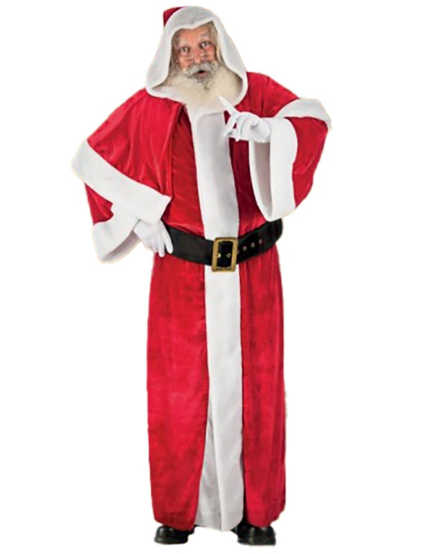 Traje  Papa Noel largo lujo T.52 outlet