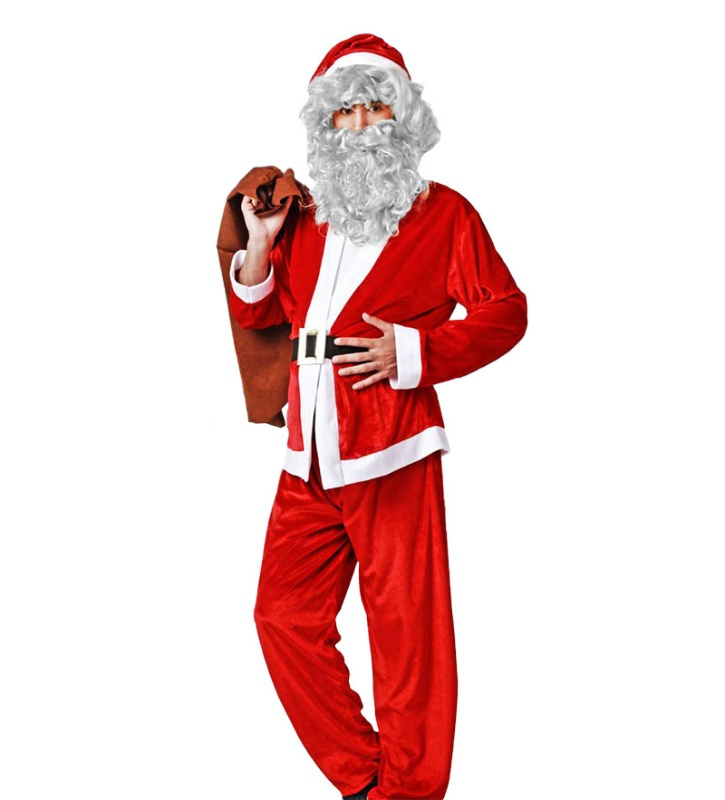 Traje Papa Noel adulto economico