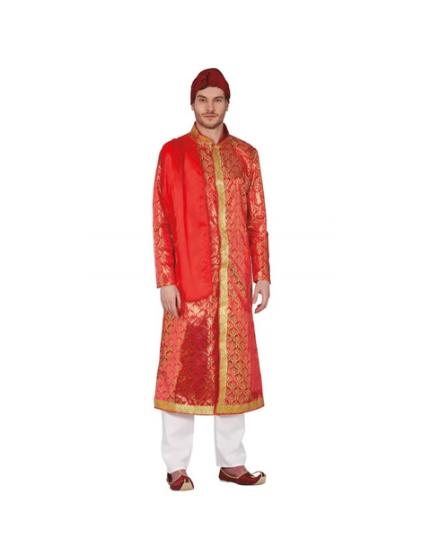 Disfraz hindu barato Bengali para hombre talla