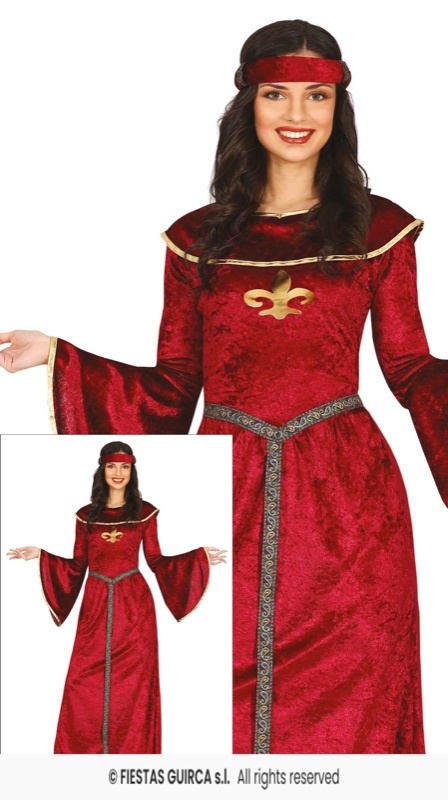 Disfraz Princesa medieval para mujer