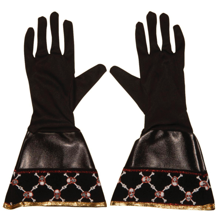 Guantes pirata símil piel adulto T.unica