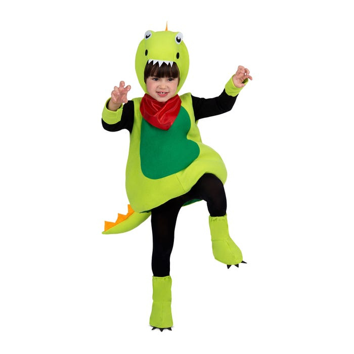 Disfraz dinosaurio verde infantil