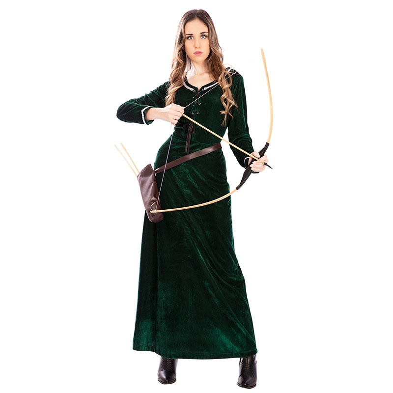 Disfraz medieval Lady marian para mujer