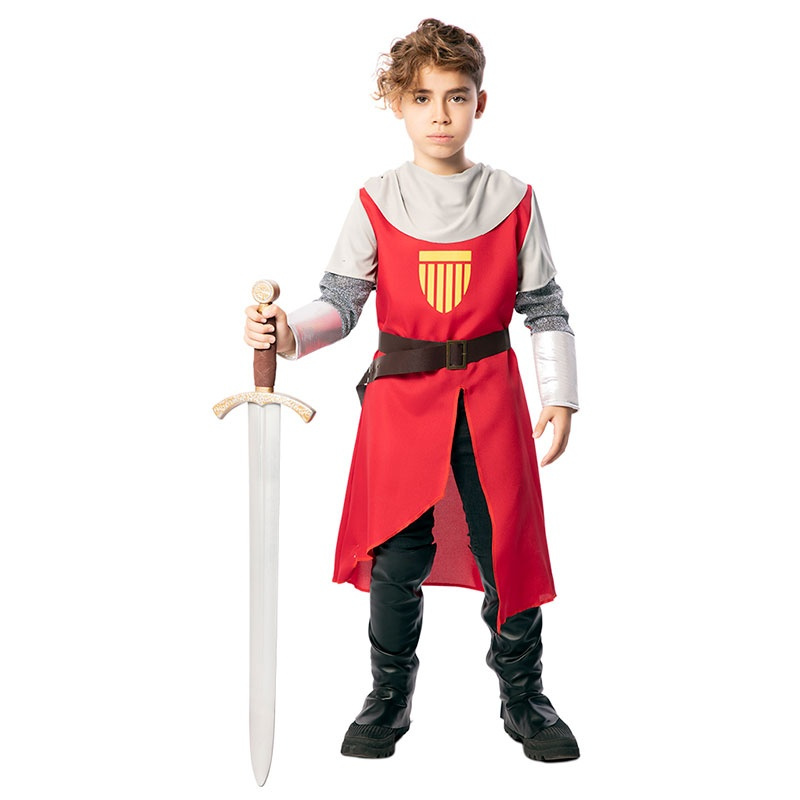 Disfraz Capitán relámpago medieval niño