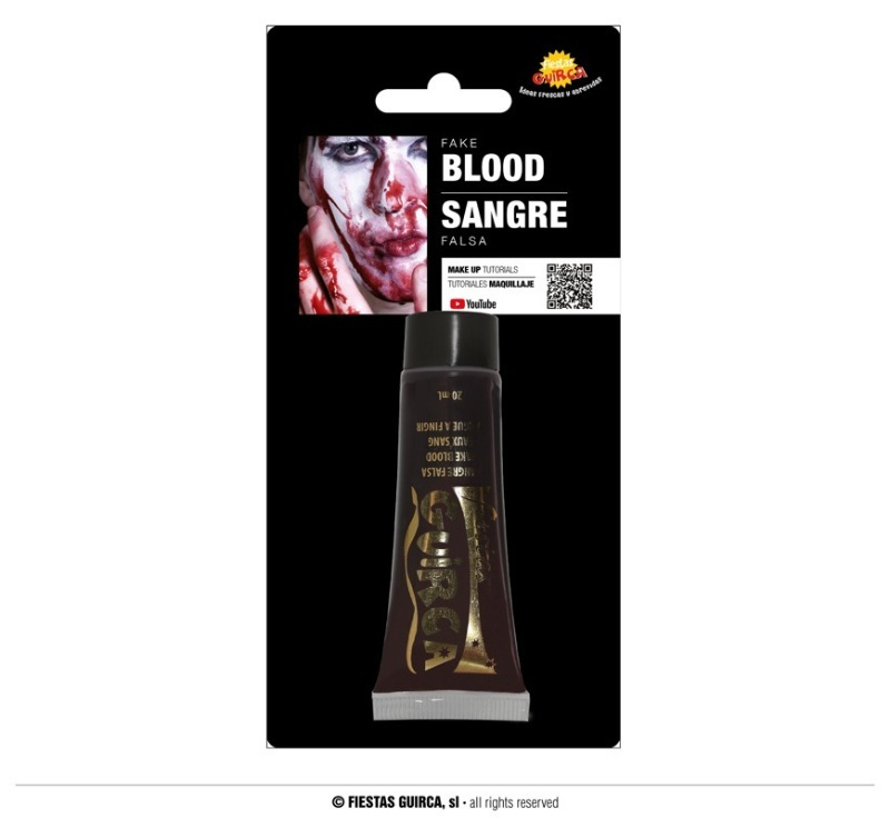 Tubo con Sangre 20 ml Lavable