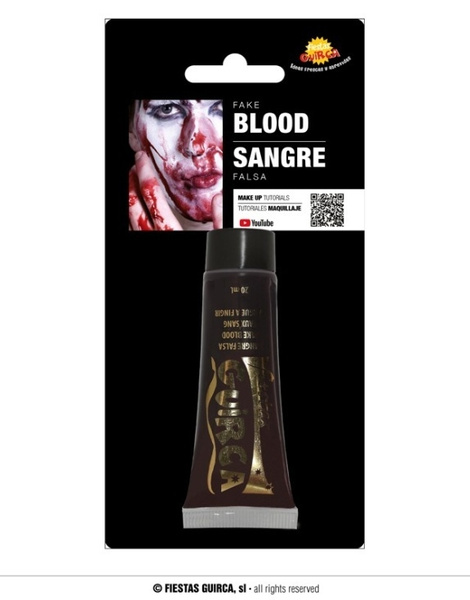 Tubo con Sangre 20 ml Lavable