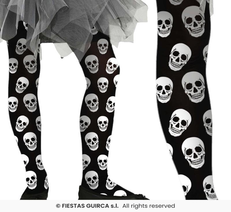 Pantys Calaveras infantil