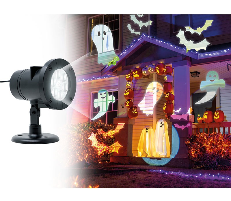 Proyector Led, figuras Halloween exterio