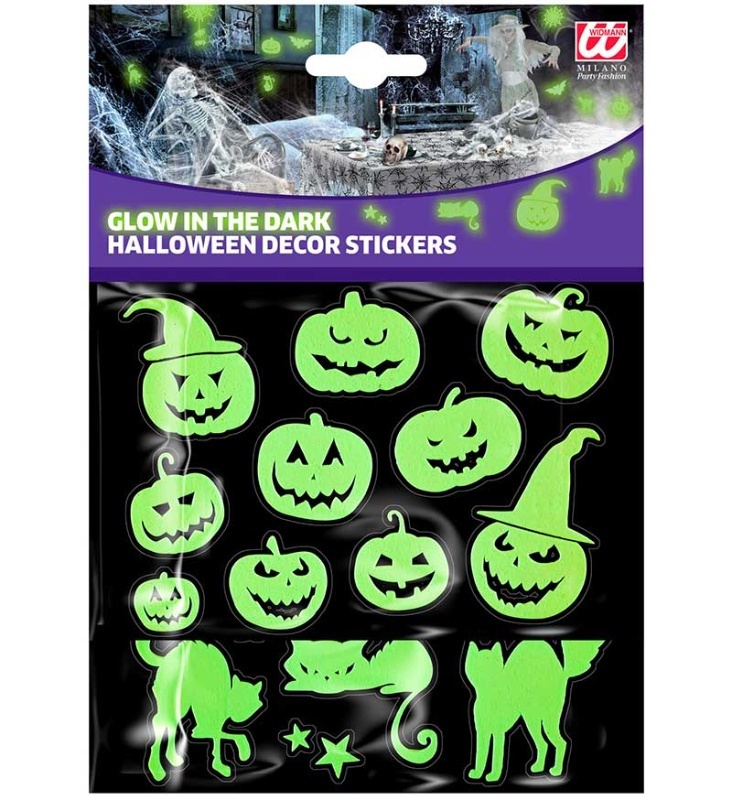 Pegatinas Halloween Glow in the dark