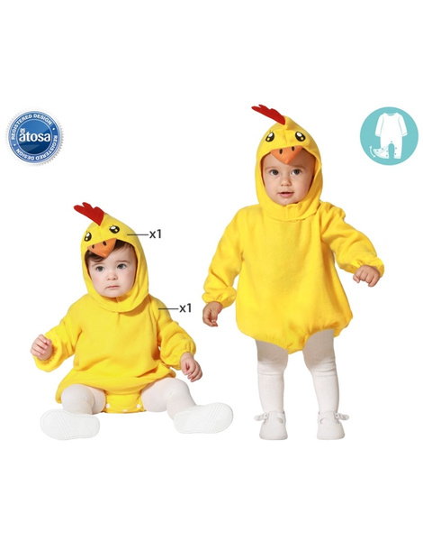 Disfraz Pollito unisex para bebés