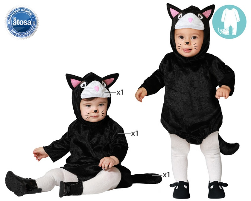 Disfraz Gatito unisex para bebés