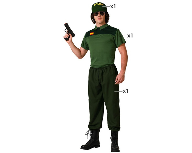 Disfraz Guardia Civil para hombre