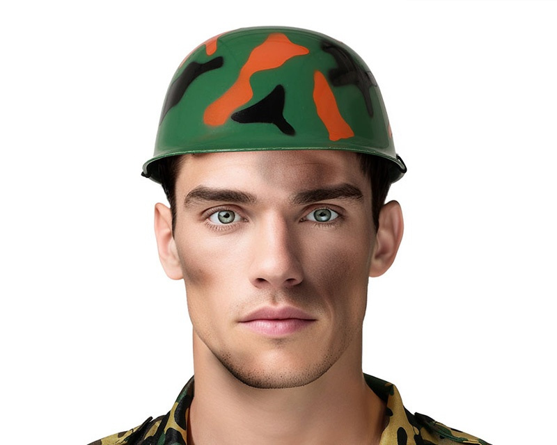 Casco militar camuflaje