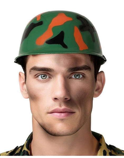 Casco militar camuflaje