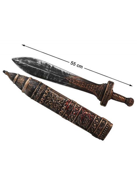 Espada romana con funda 55 cms.