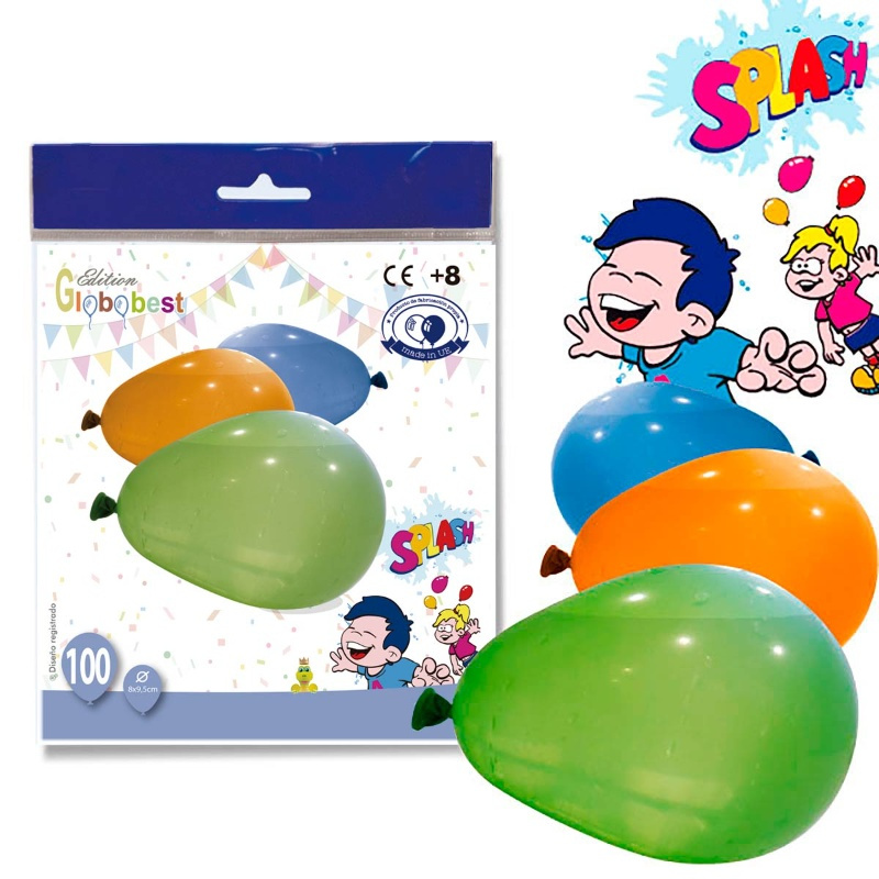 Bolsa 100 globos agua luxe globoland