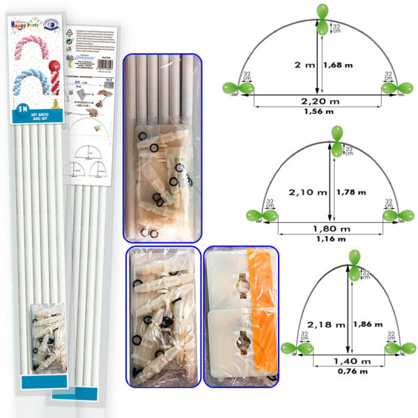 Kit Arco 5M. para Globos