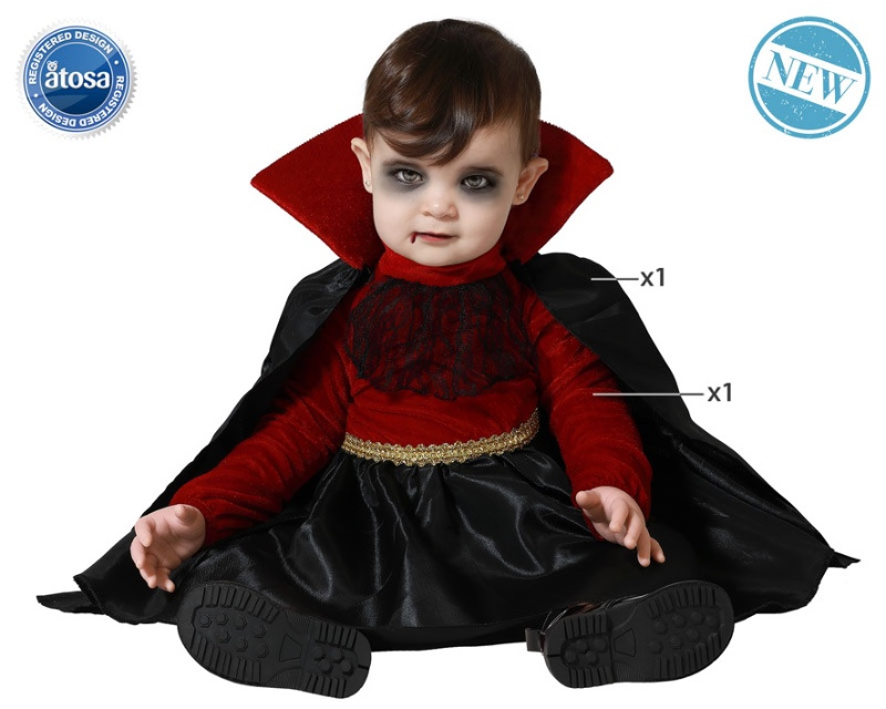 Disfraz vampiresa para bebés