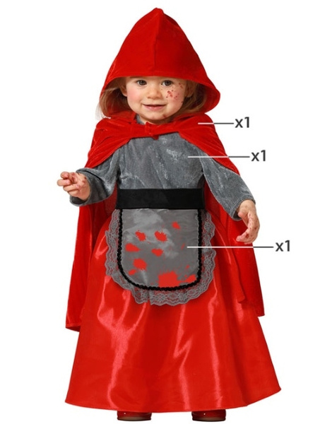 Disfraz de Caperucita roja para niños