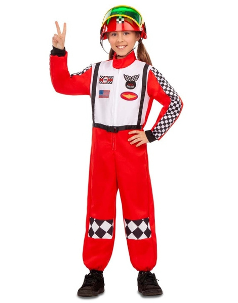 Disfraz Piloto carreras infantil unisex