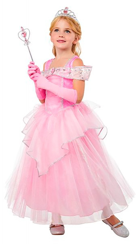 Disfraz princesa rosa infantil