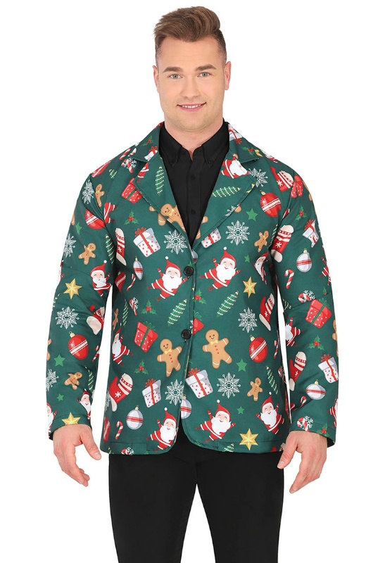 Chaqueta verde navidad