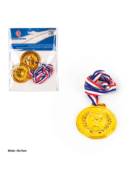 Juguetes piñatas medalla Oro Grande 2pcs