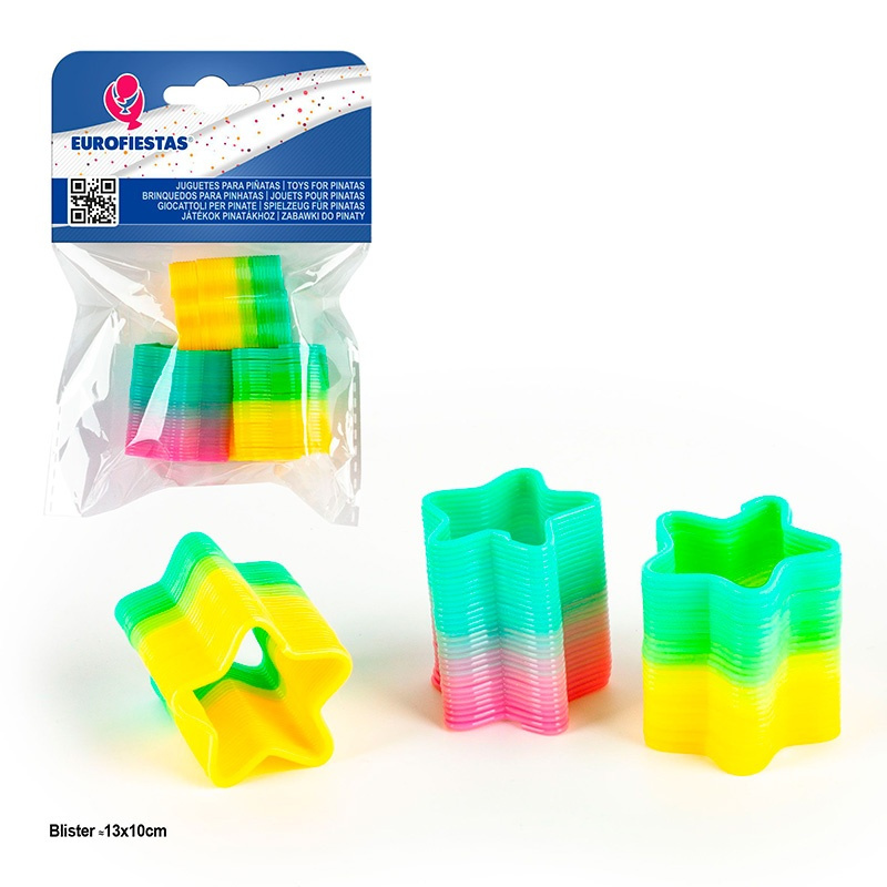 Juguetes piñatas muelle estrella 3pcs