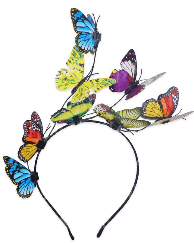 Diadema con mariposas