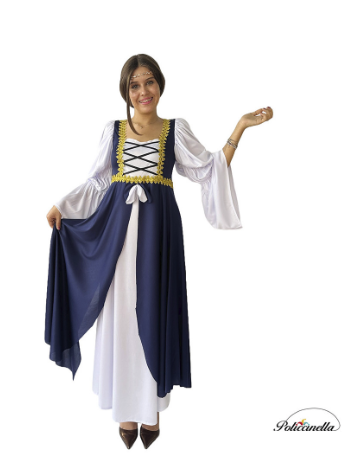 Disfraz Mujer Medieval azul