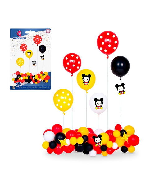 Set 52 Globos Ratoncito 6 Sop. Max 125cm