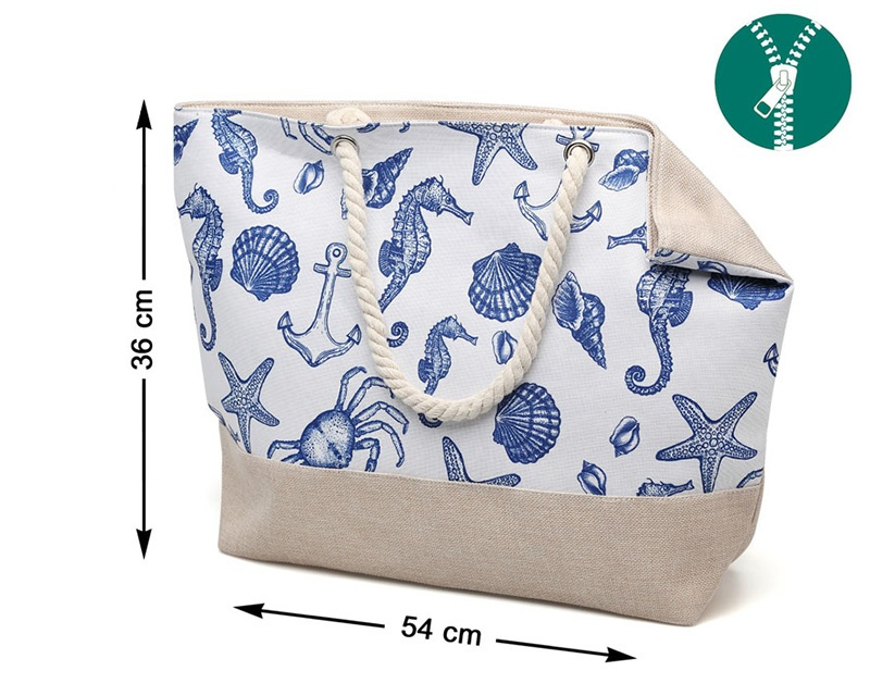 Bolso Playa animales 54x37x14 cms.