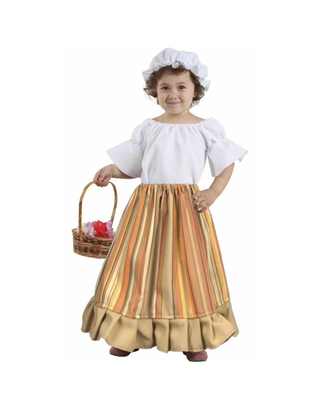 Disfraz Campesina medieval Infantil