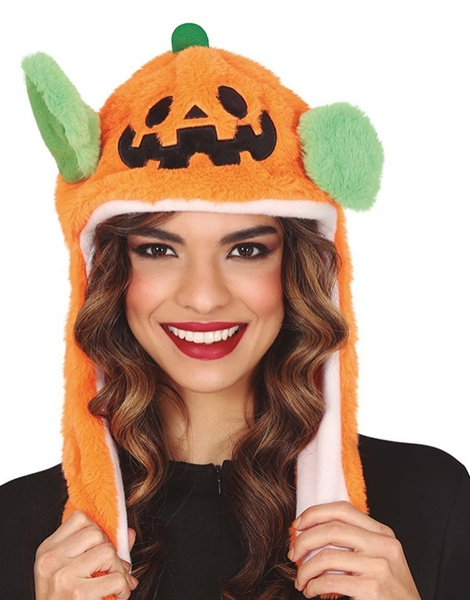 Gorro Calabaza Peluche Con Movimiento