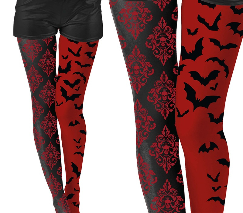 Pantys Gothic Girl Rojo Negro Adulta