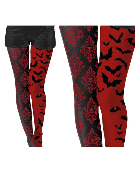 Pantys Gothic Girl Rojo Negro Adulta