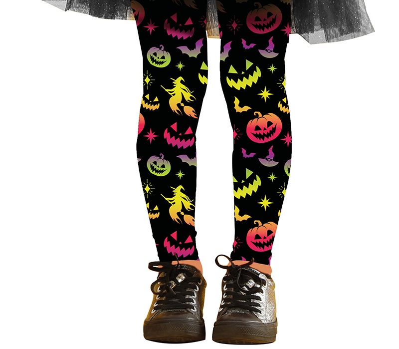 Pantys Halloween Multicolor  7-12 año