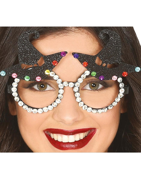 Gafas Gorros Bruja con Brillantes