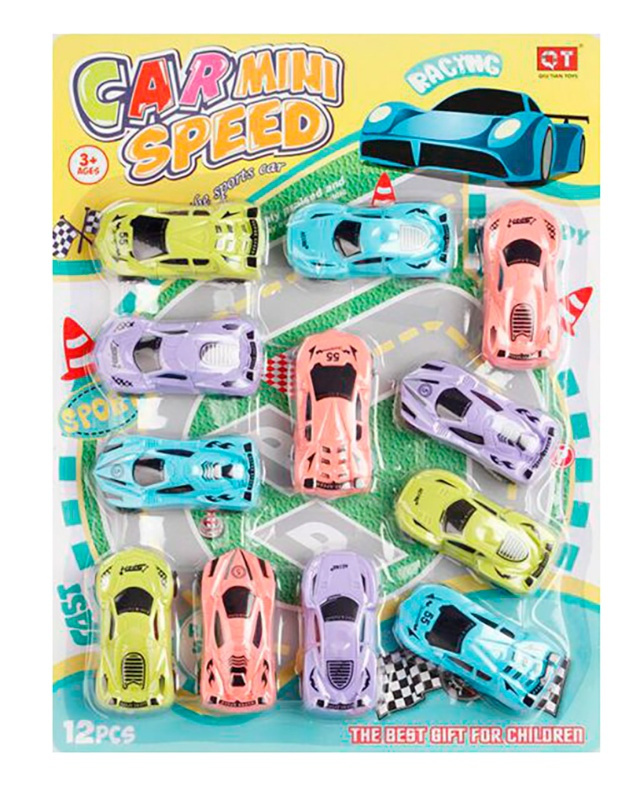 Set 12 coches Leyo 38x28 cms