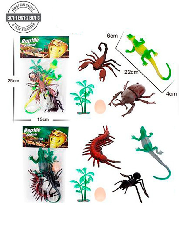 Set insectos 15x25 cms