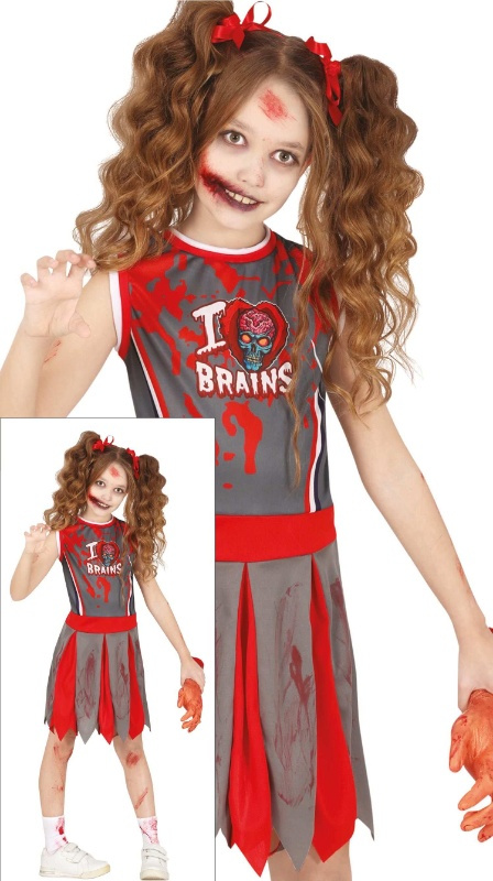 Disfraz Cheerleader Zombie Infantil