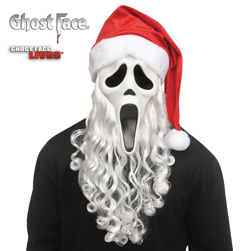 Máscara Scream Santa en látex