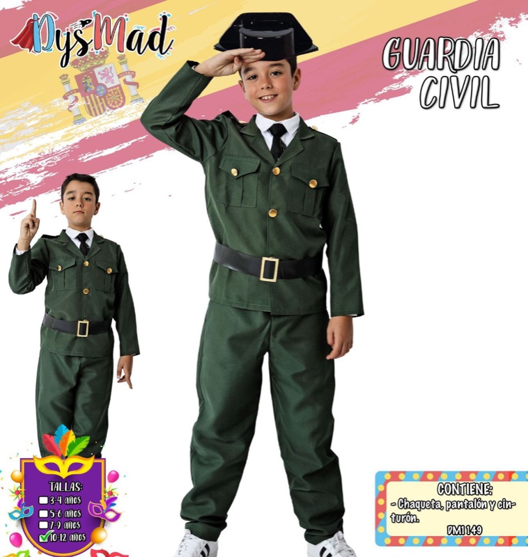 Disfraz Guardia Civil infantil